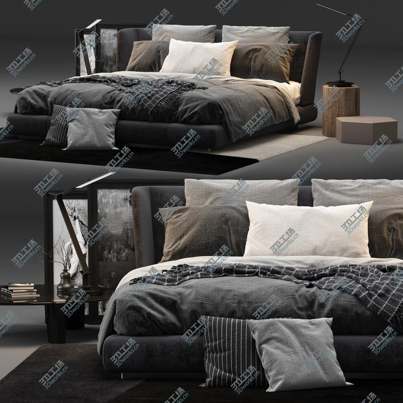 images/goods_img/20210319/Bed Colection 01 - (10 Items) 3D model/4.jpg